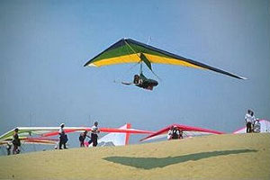 hang gliding, skim boards outer banks